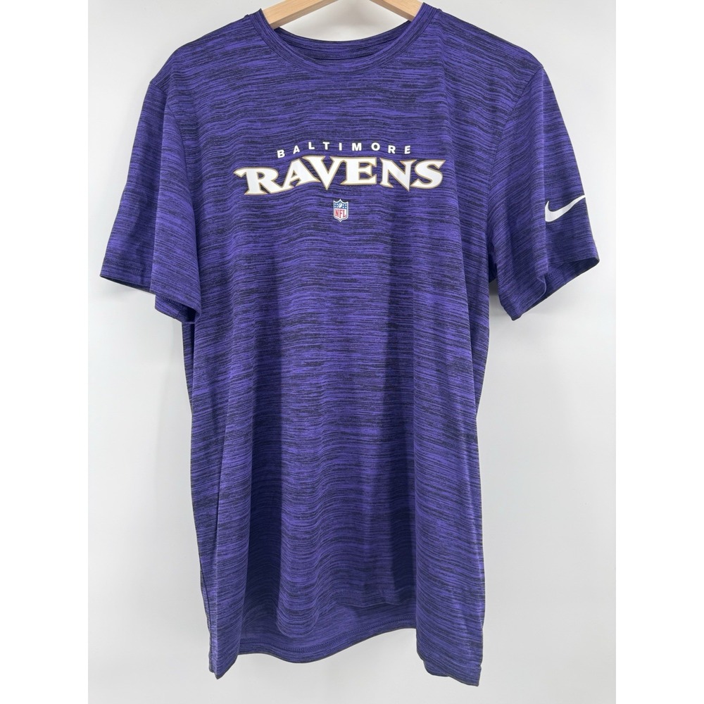 Men's Nike Purple Baltimore Ravens Velocity Performance T-Shirt Size Medium - Picture 1 of 5